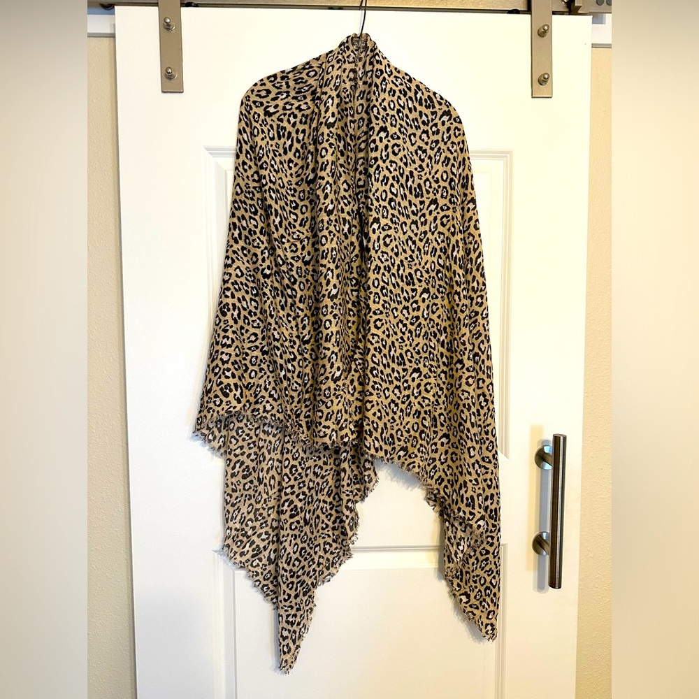 SWIM Sarong. Kimono. Wrap.  Skirt. Dress. Short. Long. Leopard.  One Size. AE.